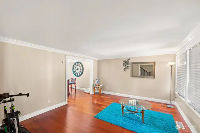 Formal Living Room view from entry way.