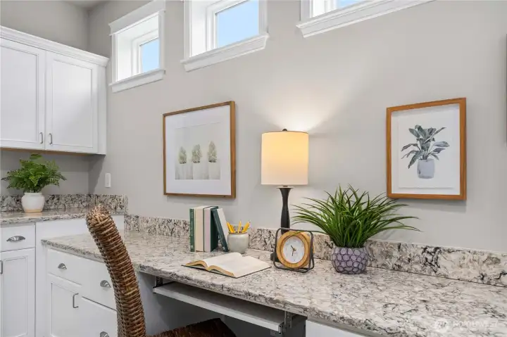 The perfect place for a small office bathed in natural light.