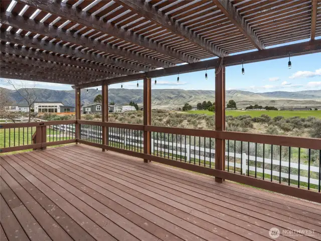Back deck.