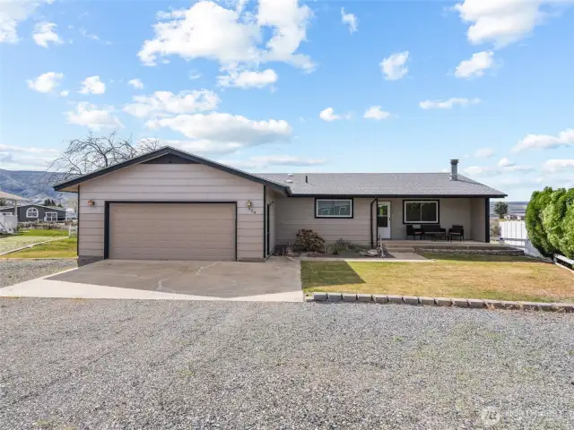 Front of home.