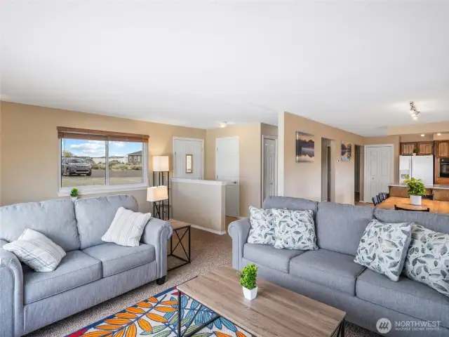 Open floor plan.