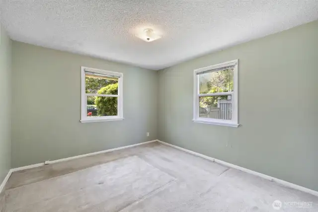 Main floor front bedroom /office