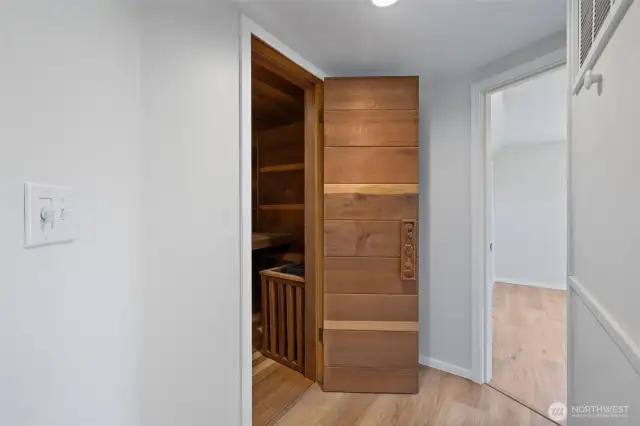 Sauna door