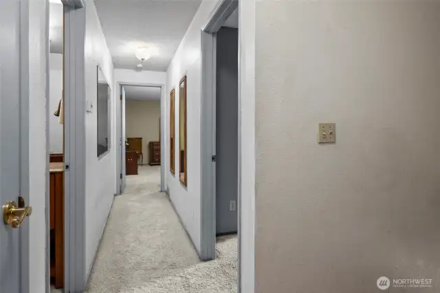 Upstairs hallway.