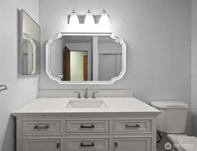 Primary bathroom.