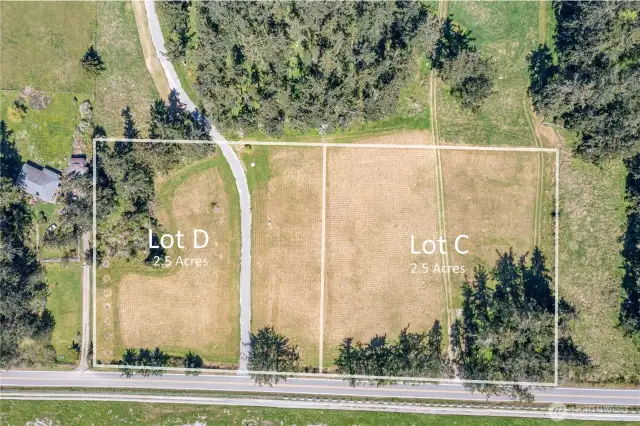 Lot C sold. Lot D available.