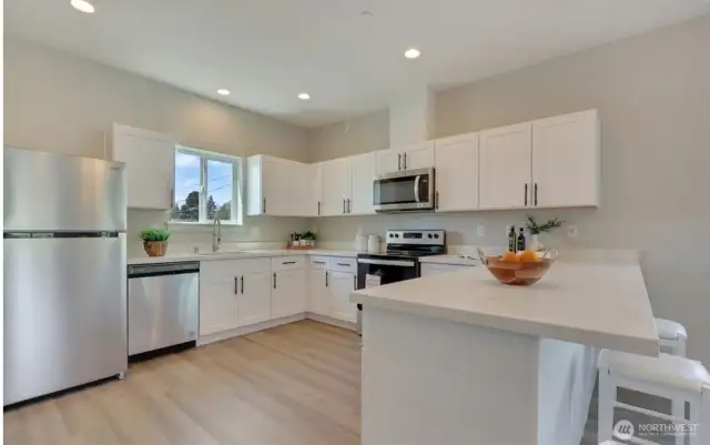 quartz counter top