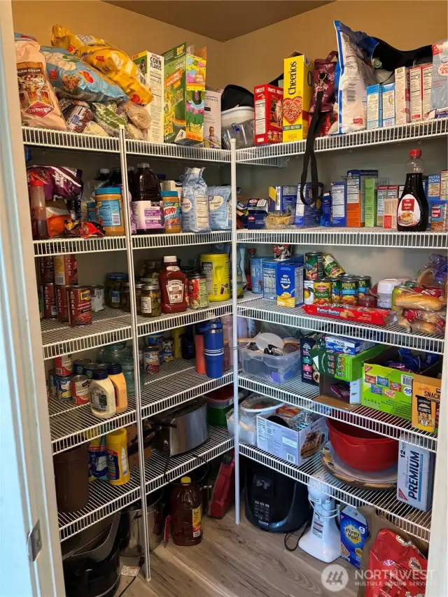 Walk in pantry.