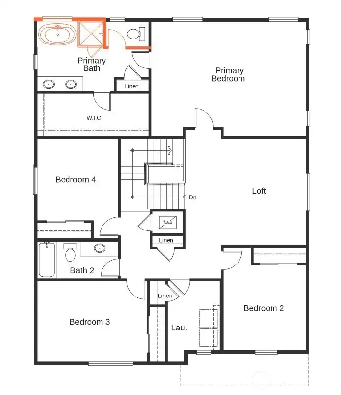Floorplan 2nd floor