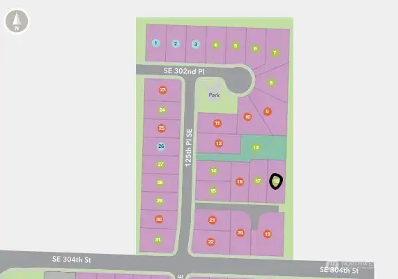 The Willows community map