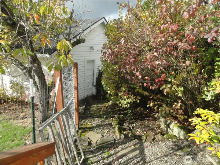 One car garage or more space for storage!  Hobby area