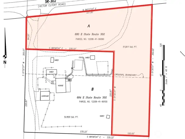 Recent BLA. The resulting parcel is highlighted.