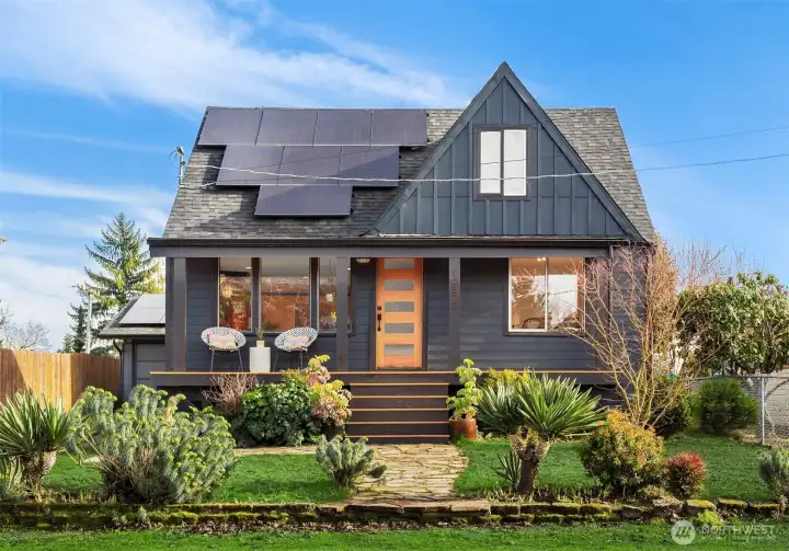 This updated 1941 charmer is incredibly special! Desirable updates inside & out, plus the solar panels greatly reduce the winter electric bills to almost nothing! Fabulous street! Front yard shown has been enhanced to show non-winter possibility.