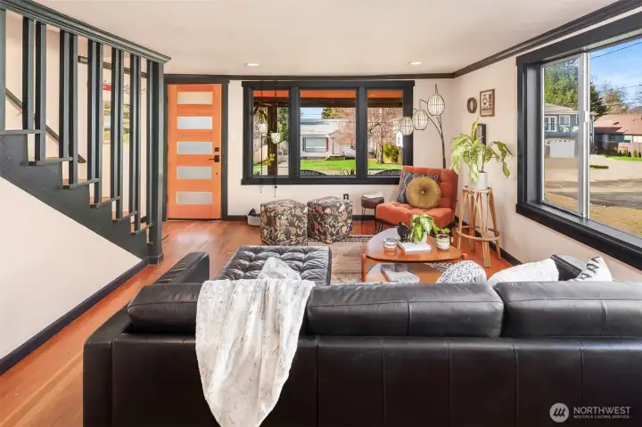 Another angle of your bright living room. Such a lovely space to come home to!