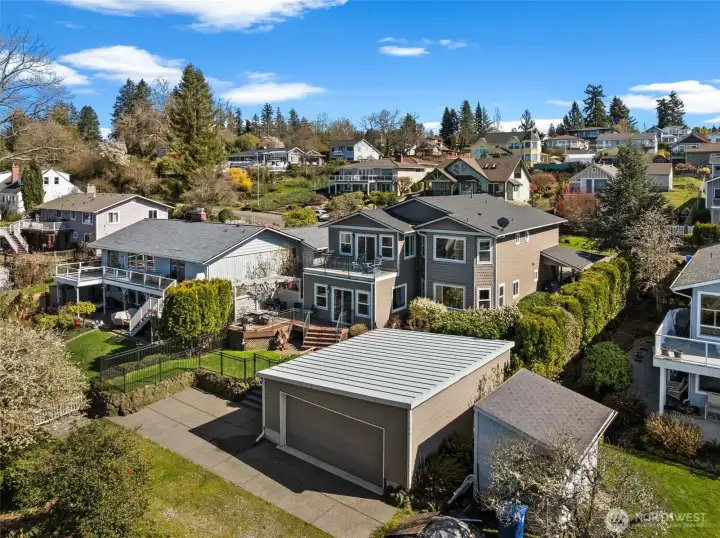 Plenty of parking for you camper & cars plus a double-car garage