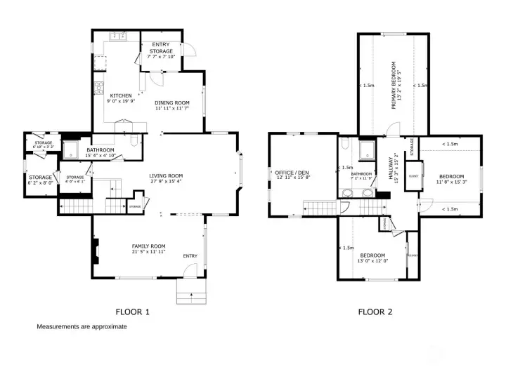 Floorplan - measurements are approximate