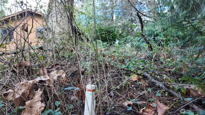 Another corner stake.