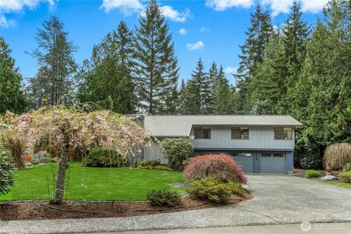 On a flat and sunny 1/3 of an acre, this is one the best lots in the neighborhood.