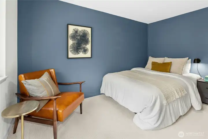 The third bedroom. All of the bedrooms are nicely sized.