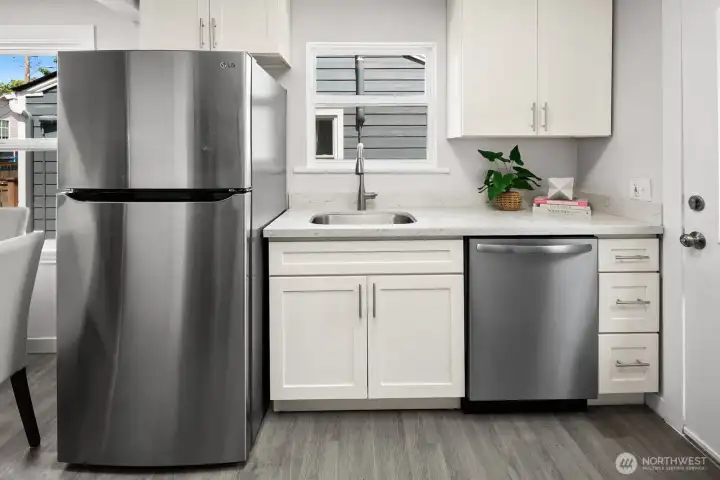 Efficient prep area for easy meal creation