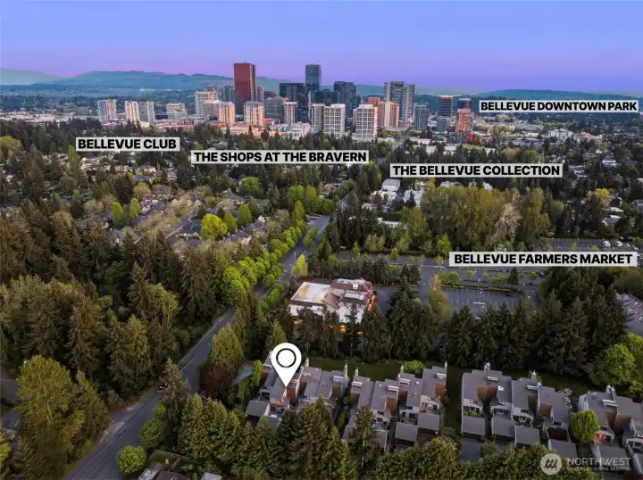 Just moments away, enjoy world-class dining, luxury shopping, seasonal farmers markets, scenic parks, & vibrant cultural attractions, with effortless access to I-405 and SR 520.