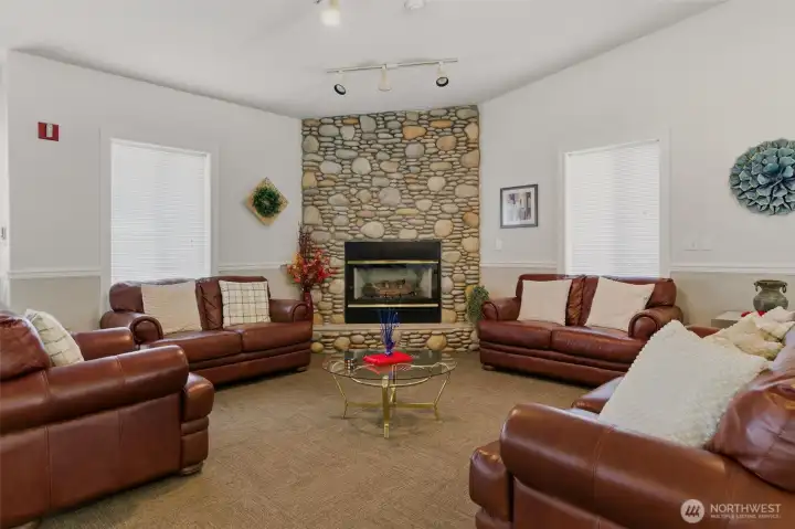 Clubhouse gathering space