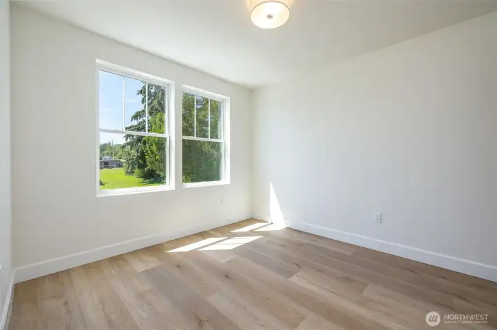Bedroom 2 faces south