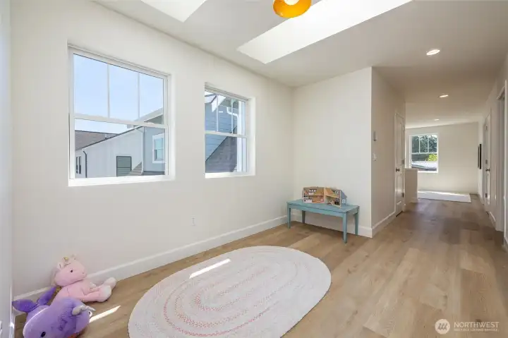 Upper floor hallway