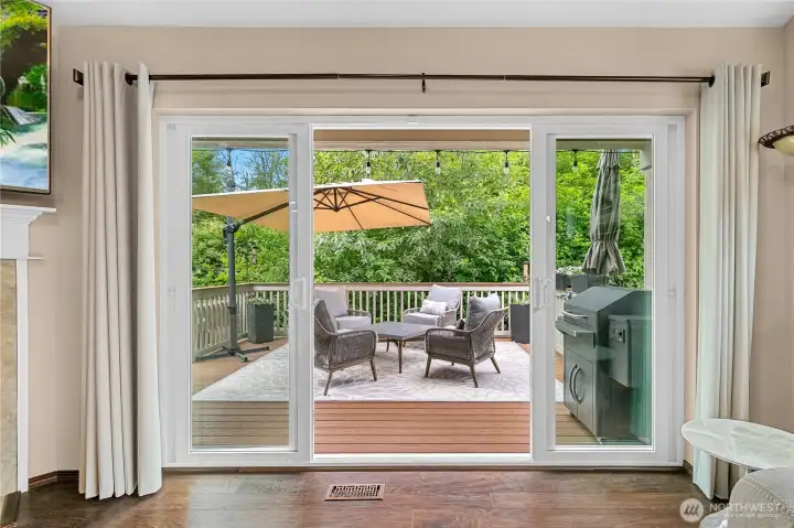 view of back deck