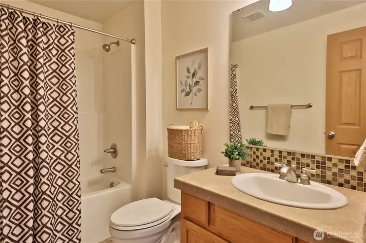 Upstairs bathroom Upstairs bathroom