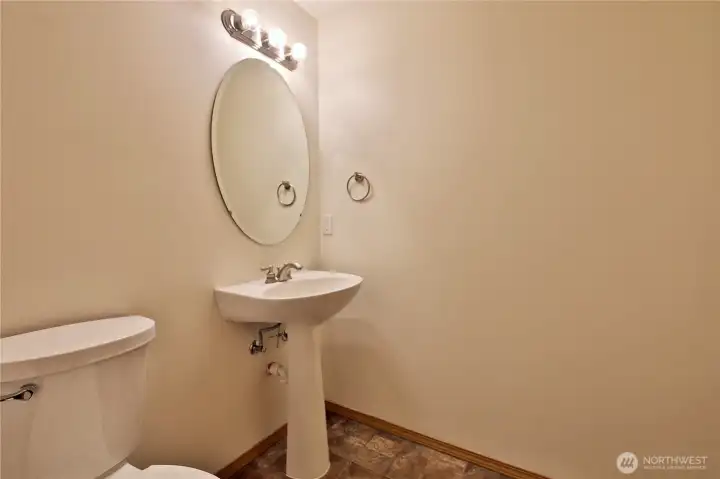 Half bathroom downstairs Half bathroom downstairs