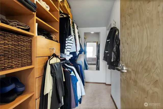 Large walk in closet