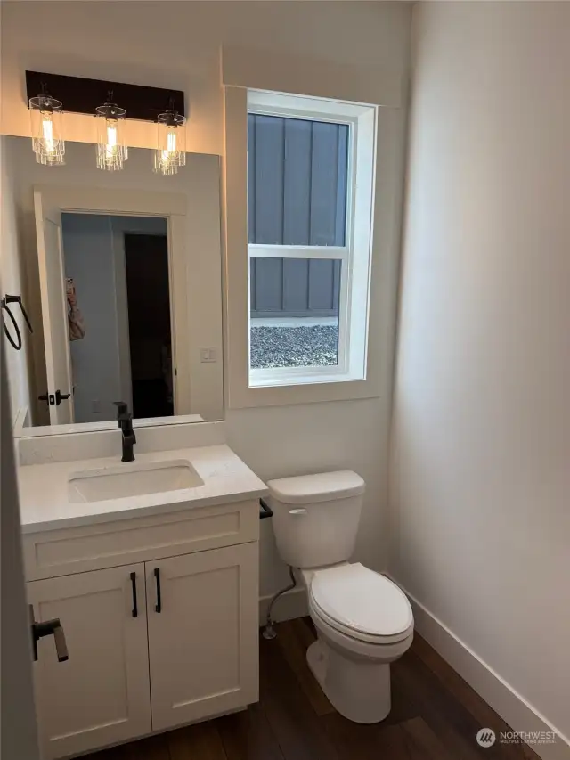 Main floor powder room.