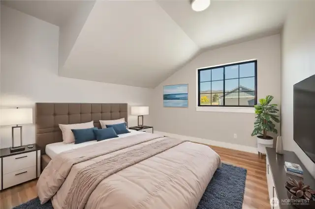 Bedroom 2 - digitally staged