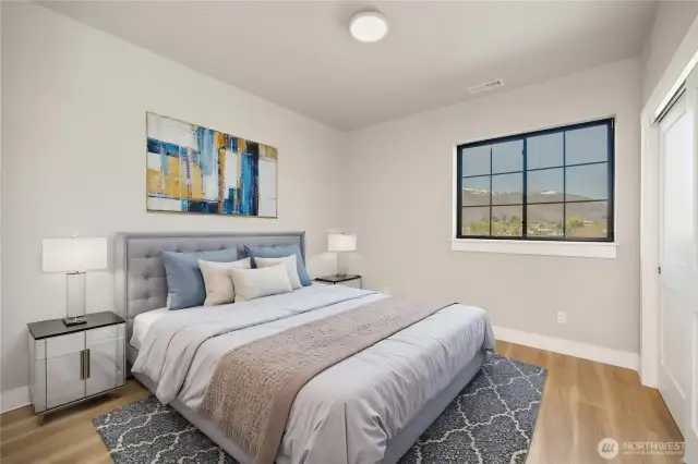 Bedroom 3 - digitally staged