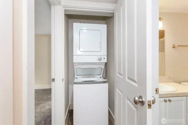 Your own laundry - washer and dryer stay