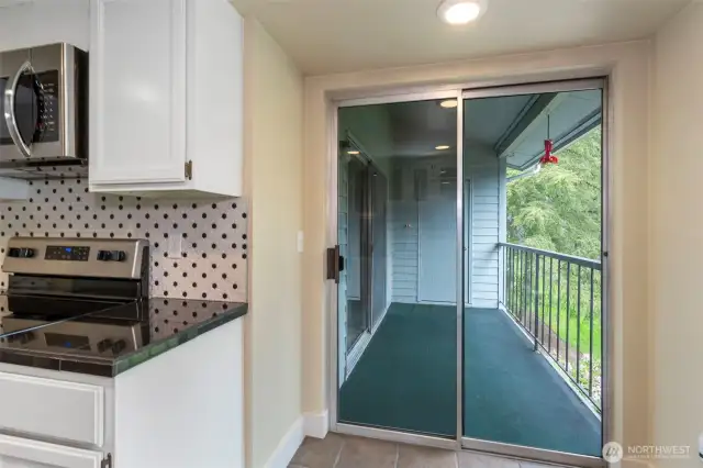 From Kitchen eating space looking out to Deck