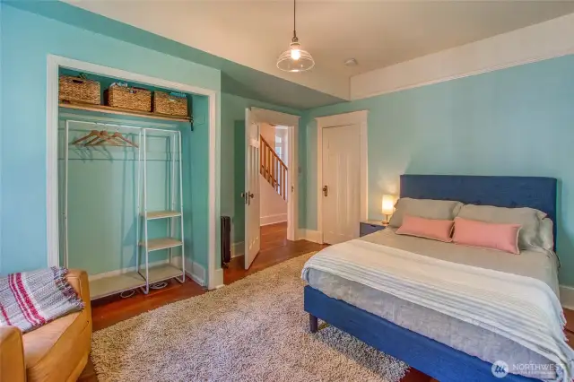 The back bedroom is lovely