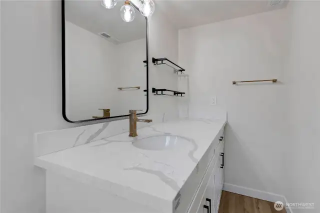 Half bath off 4th bedroom