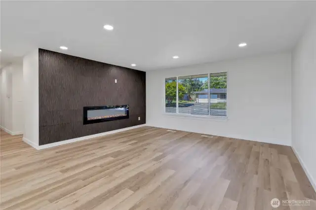 Room for your decor or oversized TV