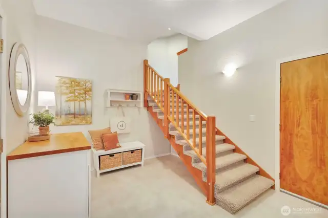 Generous sized laundry/mud room & stairs to Bonus room.
