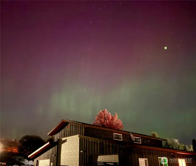 Shop & Aurora borealis
