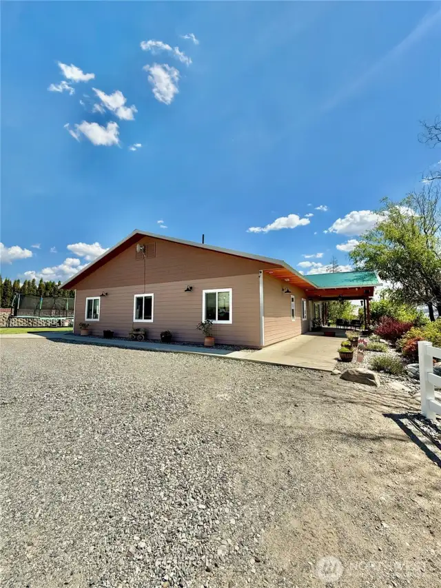 Exterior House - Side View from driveway
