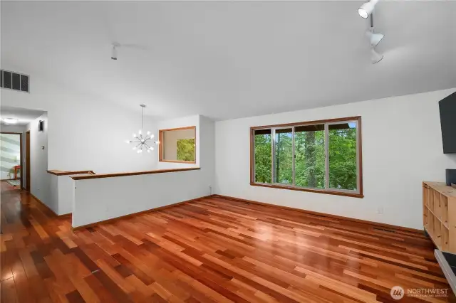 Warm wood floors!