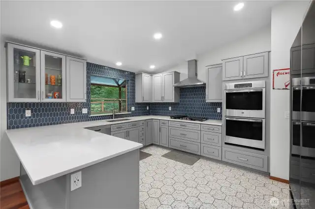 New Stone and Stainless Kitchen!