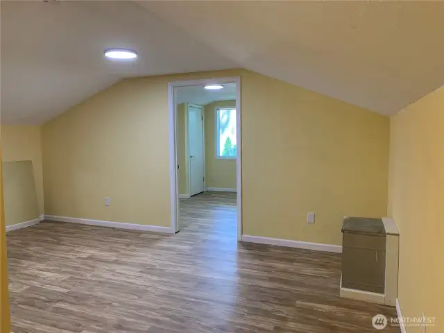 Additional view of the upstairs bonus room.