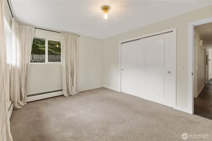 Upper primary bedroom  with closet