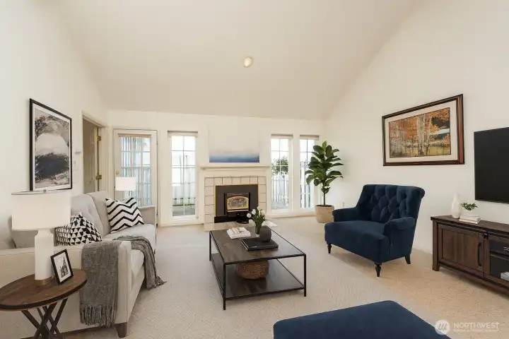 Virtually Staged Great Room