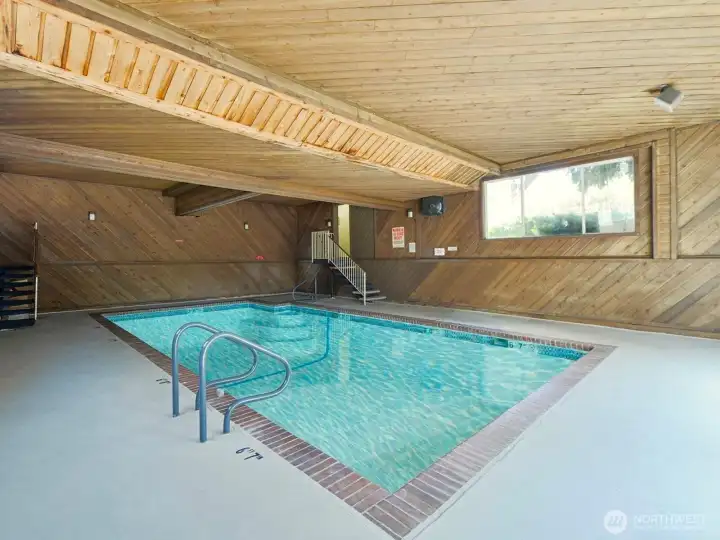 Indoor swimming pool is currently under renovation.