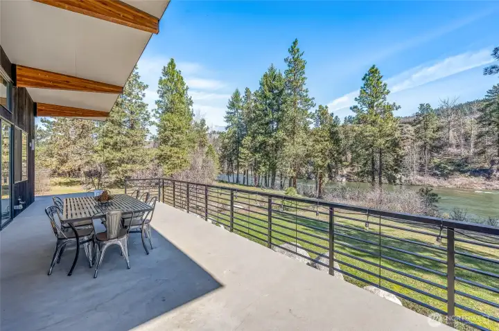 Deck by the Wenatchee River